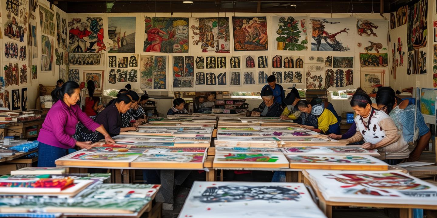 朱仙镇木版年画产业蓬勃发展,年产值突破5000万元,传承人队伍壮大至百人