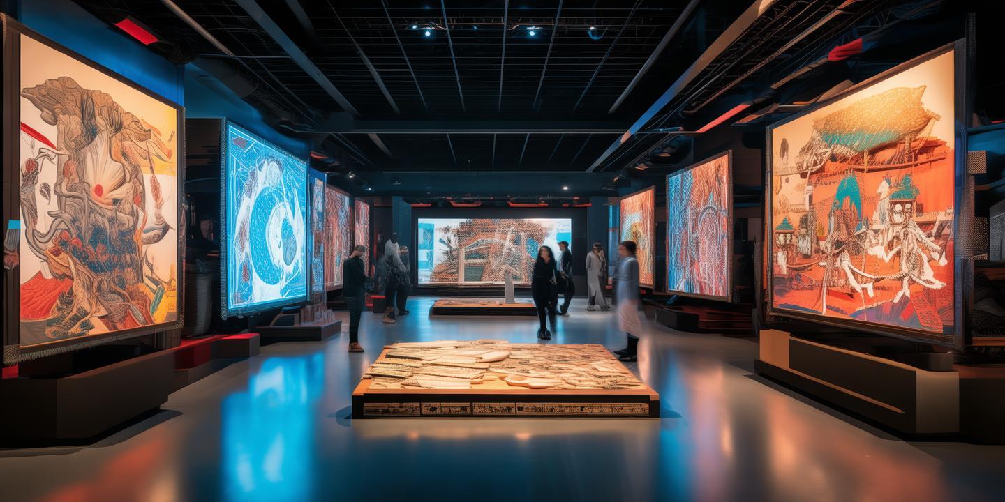 祥符区年画元宇宙展厅盛大开放,穿戴设备带你穿越千年体验印制工艺