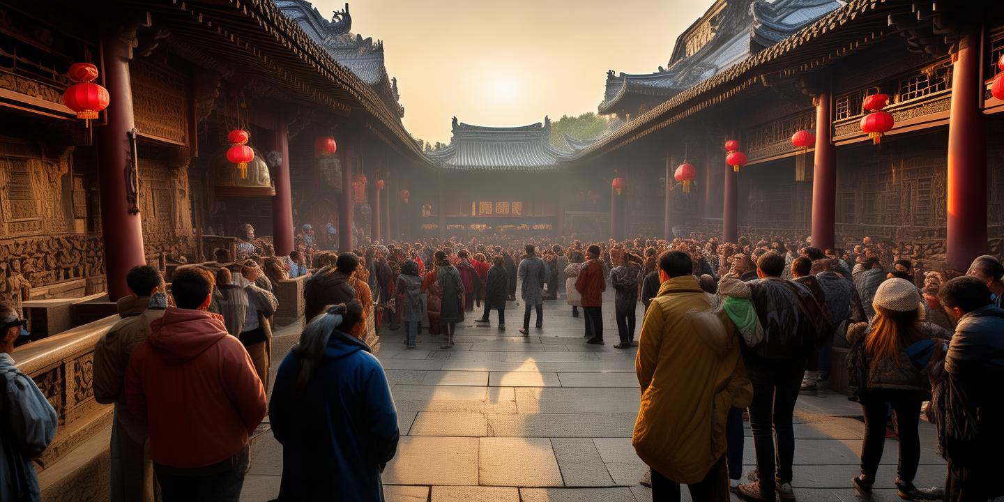 大相国寺梵乐非遗展演常态化,游客可体验晨钟暮鼓仪式