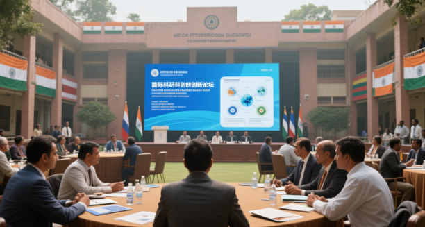 印度理工学院古瓦哈提分校举办 “国际科研创新论坛” 签约 20 项国际合作项目